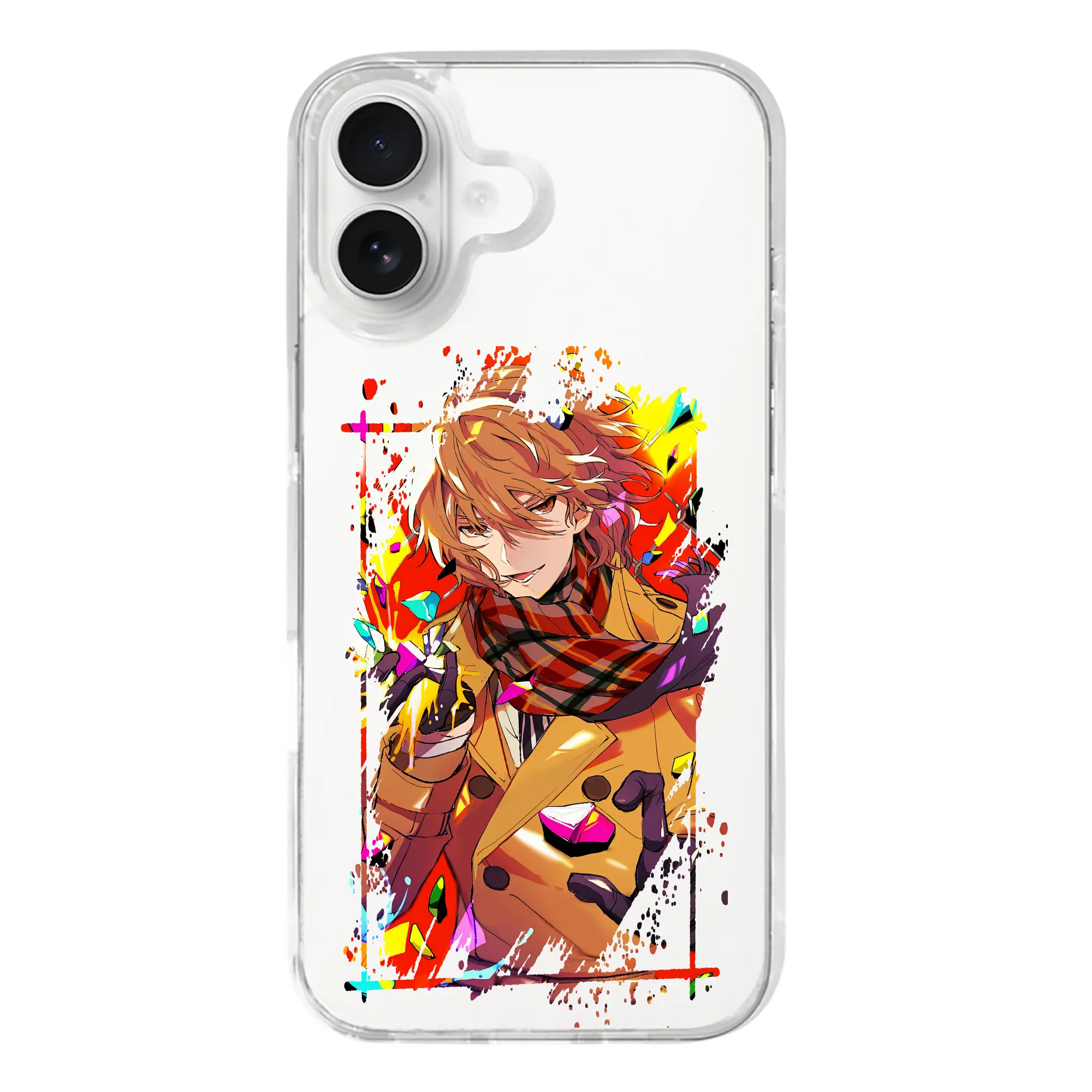 ペルソナ グッズ,明智吾郎 - iPhone 17シリーズ 透明スマホケース – 薄型・耐衝撃・精密フィット保護カバー